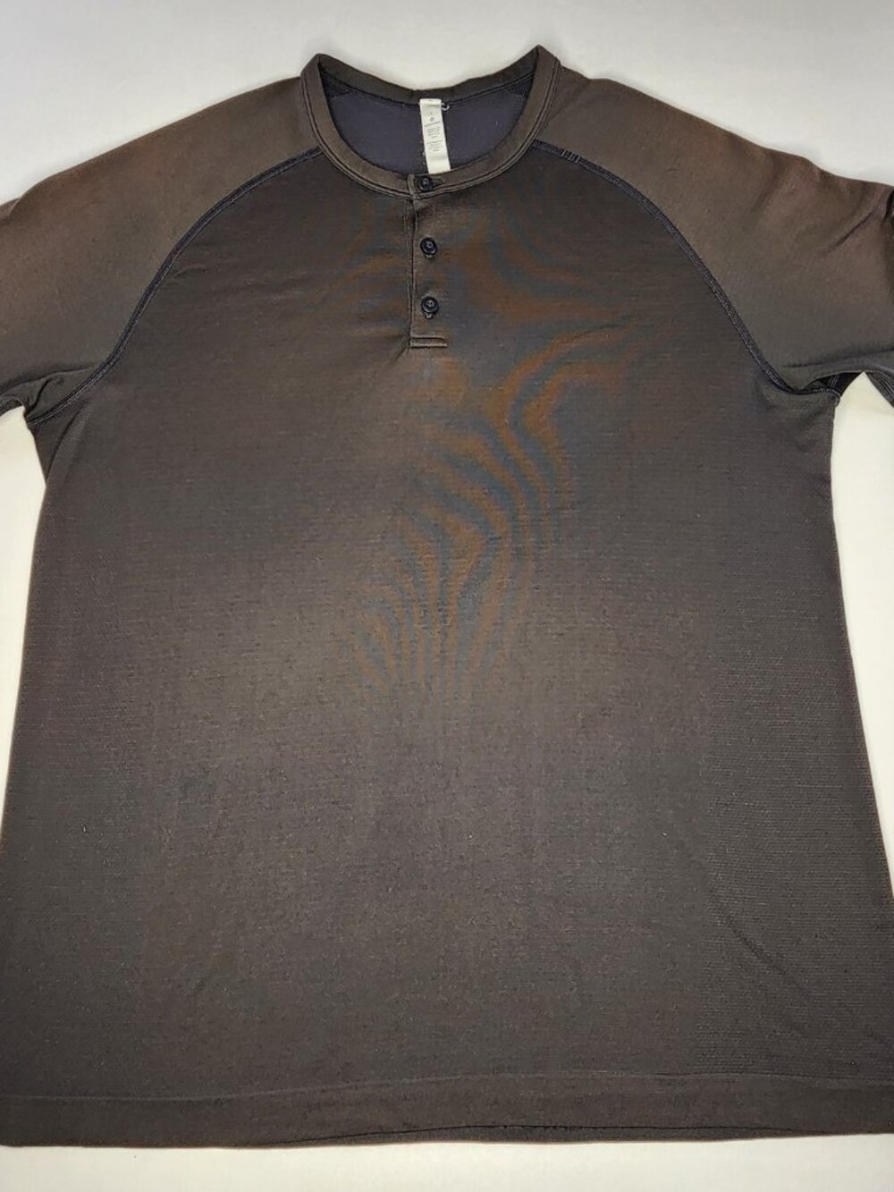 lululemon Metal Vent Tech Long Sleeve Henley faded black, Size L